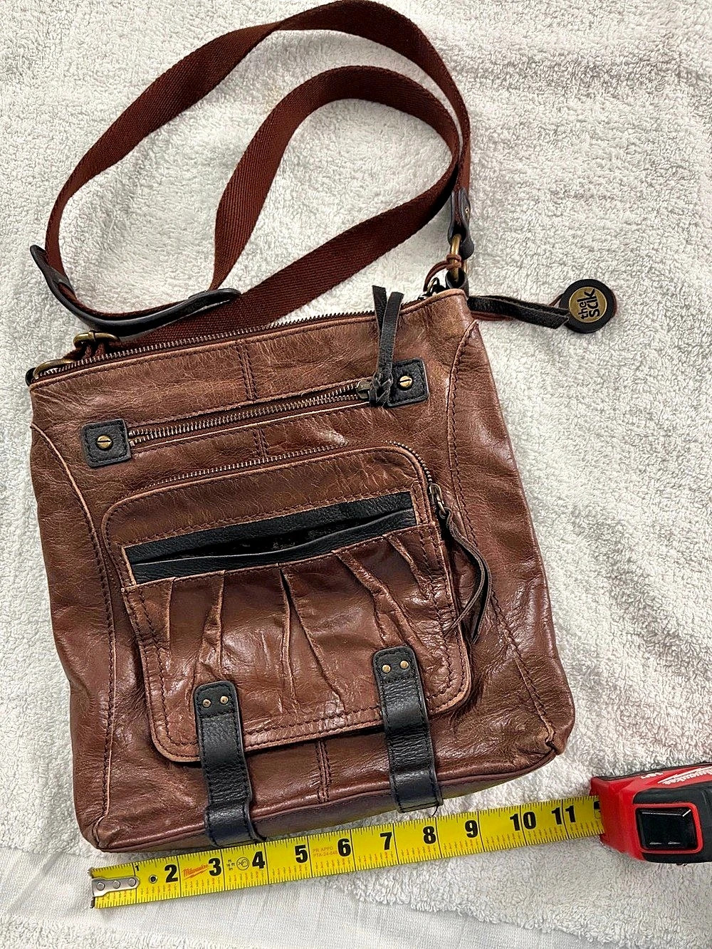 The Sak Crossbody Bag in Brown Leather